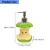 Stylish Ceramic Liquid Soap Container With Press Pump Lovely Fruit Core Soap Dispenser For Home Bathroom Countertop Organizing