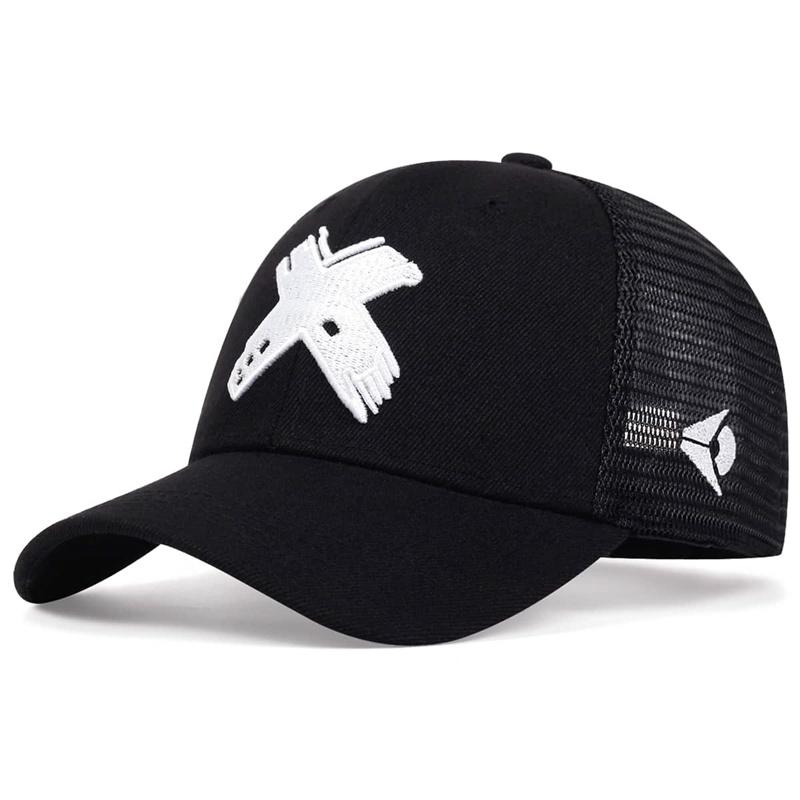 Sommer Herren Mesh Baseballkappe Outdoor Sport X Buchstaben Snapback Hut für Damen Unisex Atmungsaktive Kappen Hip Hop Truckerhüte