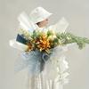 Jacquard Net Mesh Flower Bouquet Wrapping Paper - Elegant Openwork Design for Gift Wrapping and Floral Arrangements