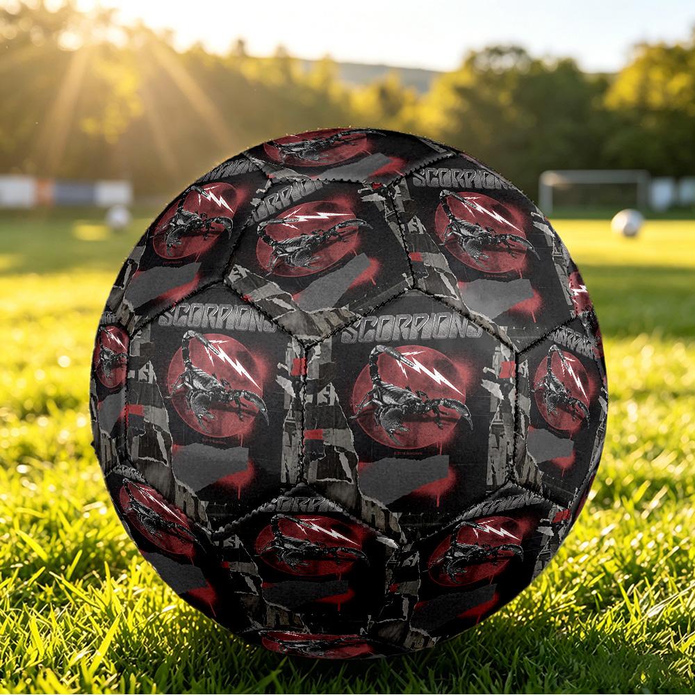 Pallone da Calcio Standard 5 con Stampa di Scorpioni Resistente agli Urti?Palla Assorbente Per Allenamento Partita Gioco all'Aperto