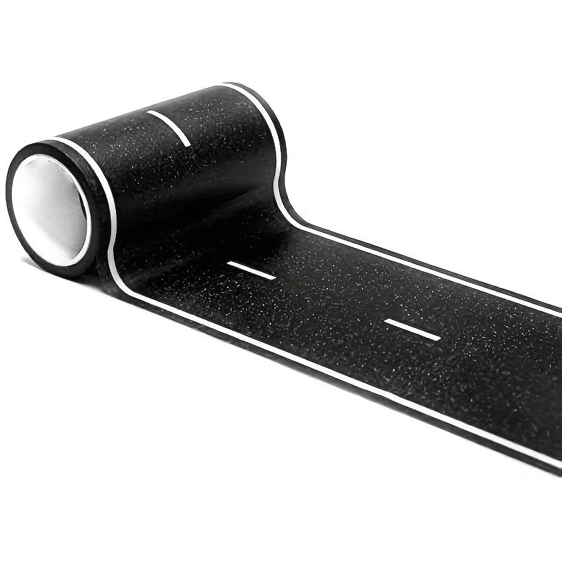 

Cartoon style reusable road stickers, black polyurethane road tape, suitable for party racing decoration BD(Origin)