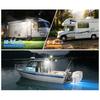 Solar Powered Outdoor Wall Lamp with Motion Activated 3-Side LED Light for Garden Porch and Walkway Areas Use