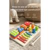 Montessori Toddler Color Sorting Toys 3-in-1 Wooden Shape Stacking Game Early Educational Colorful Learning Activity Blocks