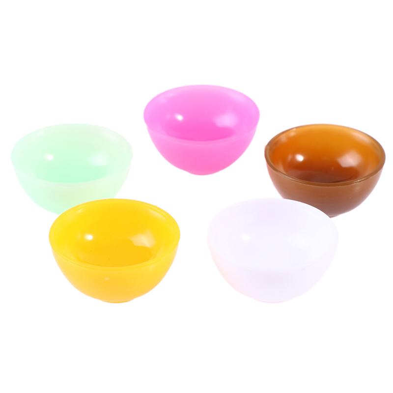 5Pcs 1:12 Dollhouse Miniature Round Bowl Model Kitchen Dinning Accessories