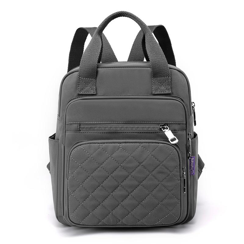 Quilted Backpack for Women – Stylish Multi-Use Bag with Multiple Pockets & Adjustable Straps – Perfect for Work, School & Daily Use