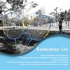 Badminton Combo Set Reusable Portable Sports Badminton System Set with Net for Outdoor
