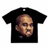 Kanye West Portrait Graphic TShirt Premium Cotton Trendy Hip Hop Merch Unisex Oversized Streetwear Summer Casual Tees