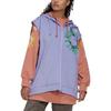 Adidas Sweatshirts Unisex Purple Hooded Moderate Cardigan IB5904