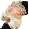 Plush Five Fingered Plush Warm Gloves for Girls Versatile for Winter Cycling  Windproof and Cold Proof Touch Screen for Students
