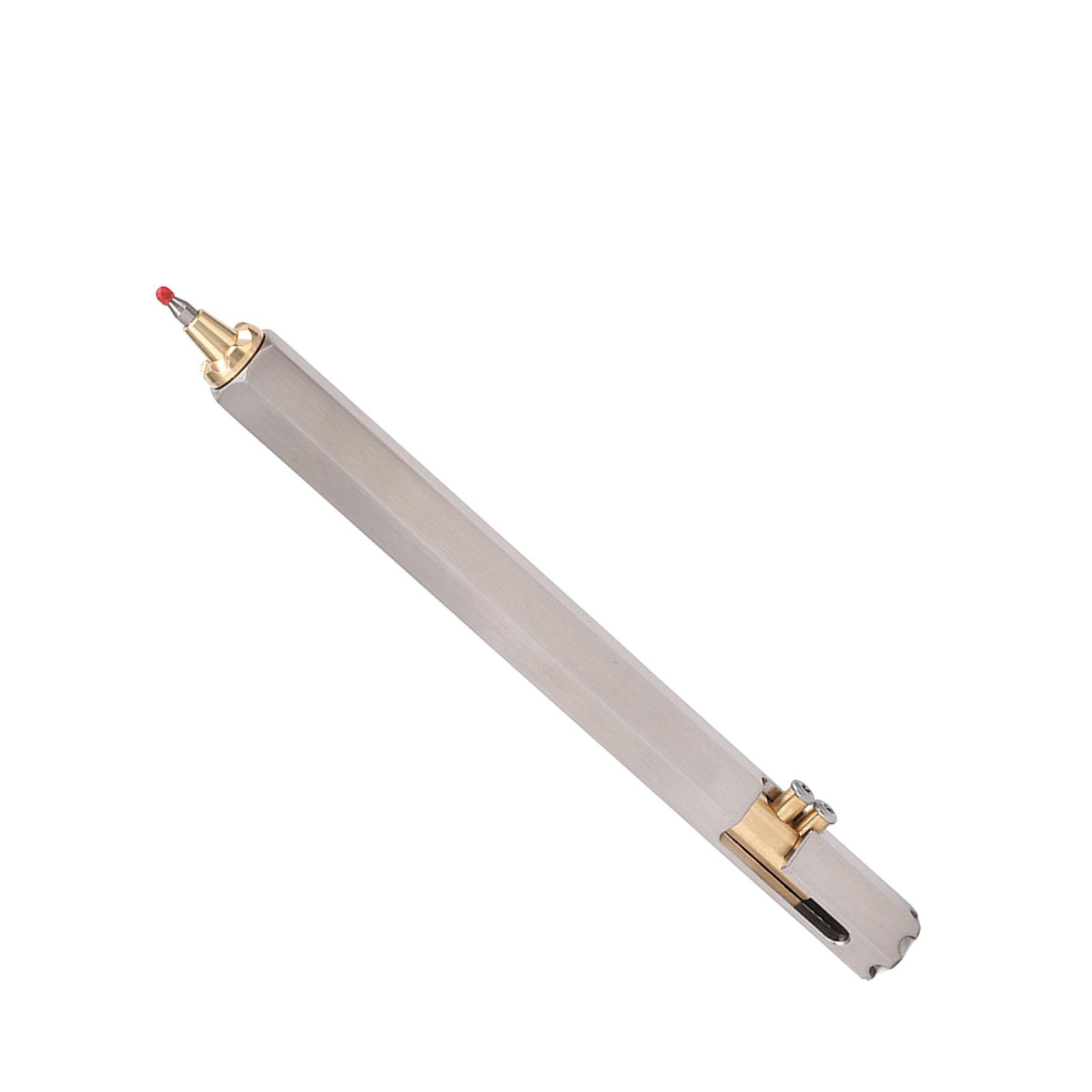 

Ручка шариковая из нержавеющей стали с шестью гранями, EDC ручка с болтовым механизмом для бизнеса, подписи, повседневной жизни