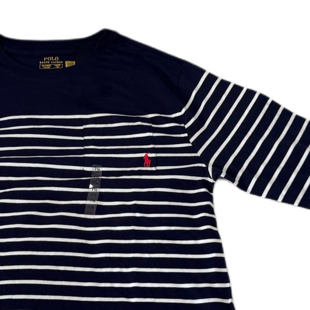 Polo Ralph Lauren Gestreifter Baumwoll-Pullover mit langen Ärmeln Kinderpullover 323839691-003