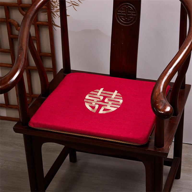 Chinese Style Cushion Mahogany Furniture Sofa Seat Cushion Taishi Circle Chair Tea Chair Non-slip Back Cushion