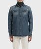 Panicalle Blue Petal Logo Denim Shirt