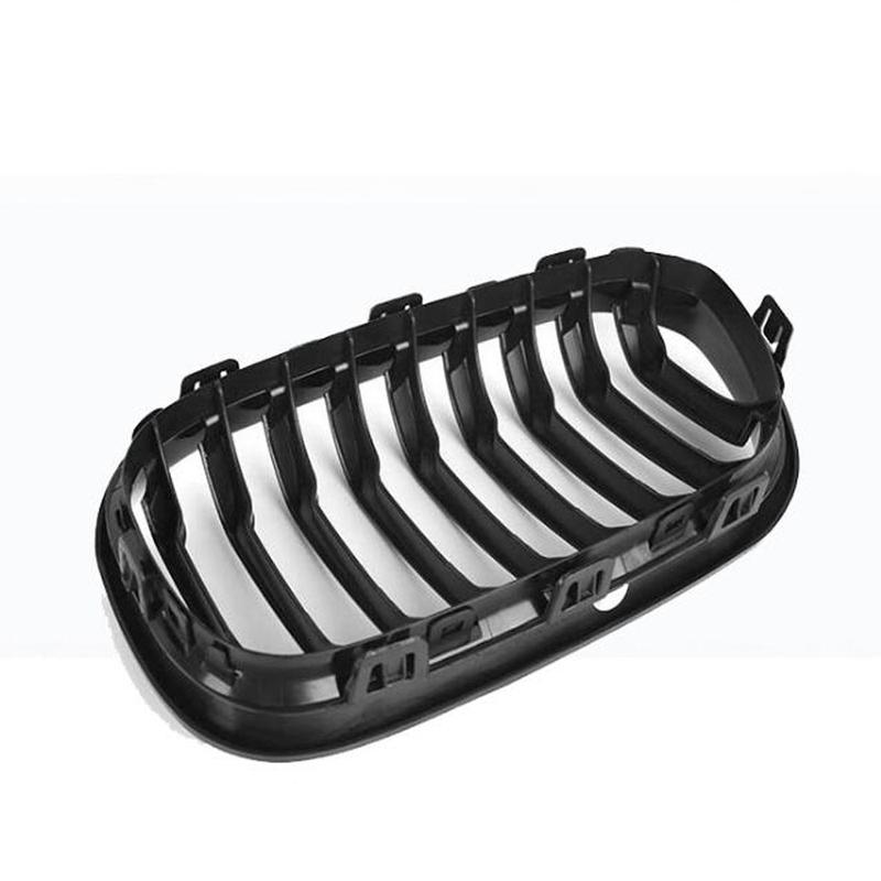 Kidney Replacement Front Grill for BMW F20 F21 2015- 118i 120i 125i M140i M Performance Gloss Black Grills