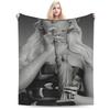 Super Soft Beyonce Cowboy Carter 2025 Tour Throw Blanket Premium Fleece Flannel Bed Blanket Cozy Plush Bedspread All Season Use