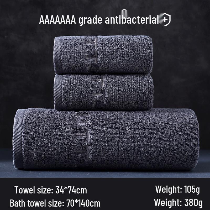 Premium Badetuch aus reiner Baumwolle: Dick, Weich, Saugfähig, Antibakteriell, Bestickt für den Haushalts- und Hotelgebrauch