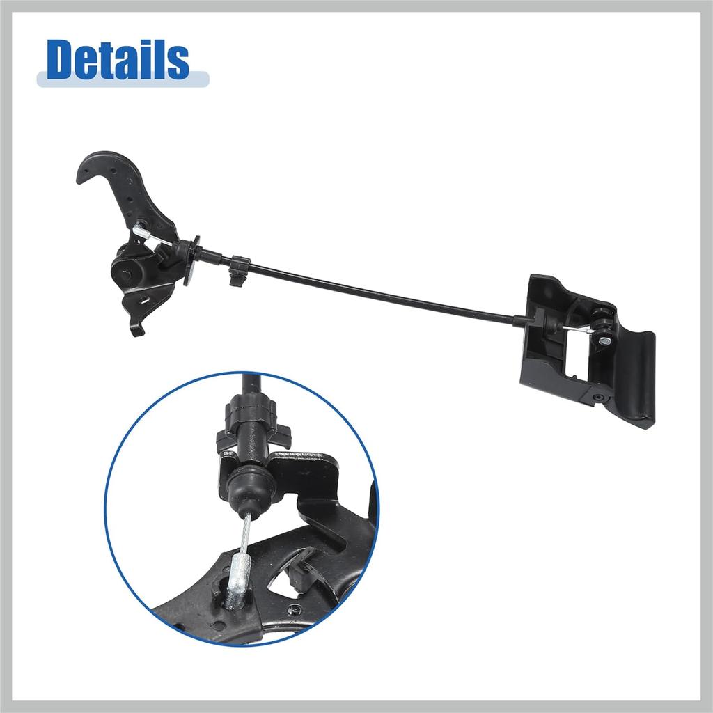 Car Hood Latch Front Hood Latch Assembly Fit for Hyundai Santa FE 2013-2019 No.811402W000 - Pack of 1 Replacement Car Parts