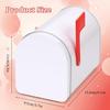 White Tin Mailboxes for Classroom,Playhouse and Mail House