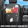 Backseat Organizer Car Seat Storage Organizer Anti-kick Pad Protector for Vehicles Auto Backseat Storage Bag with Folding Food