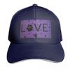 I Love My Dog Baseball Cap Six Panel Structured Crown Sun Protection Upf 50 Breathable Mesh Back