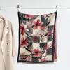 Autumn and winter new double-sided color oil painting series imitation cashmere thickened warm scarf women's air conditioner shawl
