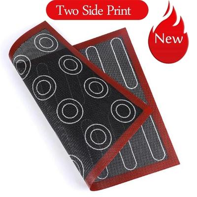1 Pcs Perforated Silicone Baking Mat Non Stick Half Sheet Oven Liners Reusable Bread Macaron Cookie Sheet  Kitchen Bakeware Tool