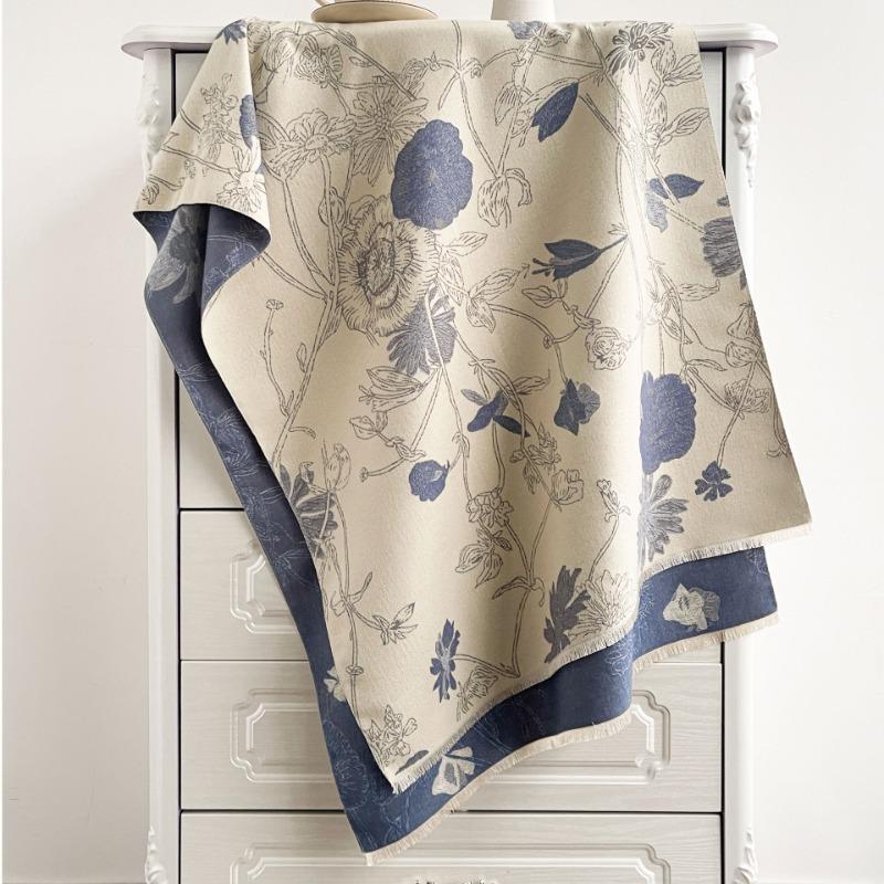 

Scarf women s winter thickened warm send mother elders all-match imitation cashmere double-sided shawl outside 70-180CM