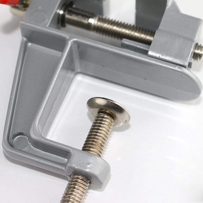 360 Degree Rotation Mini Table Clamp Portable Work Bench Vise Small Vice Holder For Sanding Grinding Detailing Drilling Jewelry