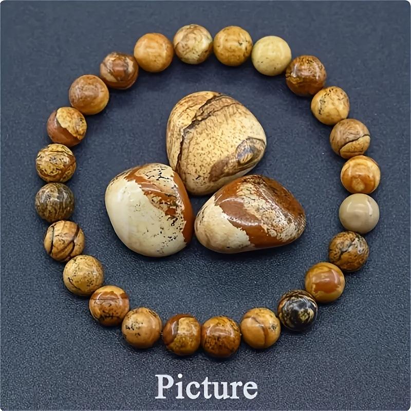6/8mm Reiki Blue Apatite Bead Bracelet Men Women Natural Stone Blood Circulation Stimulate Enthusiasm Health Care Couple Jewelry