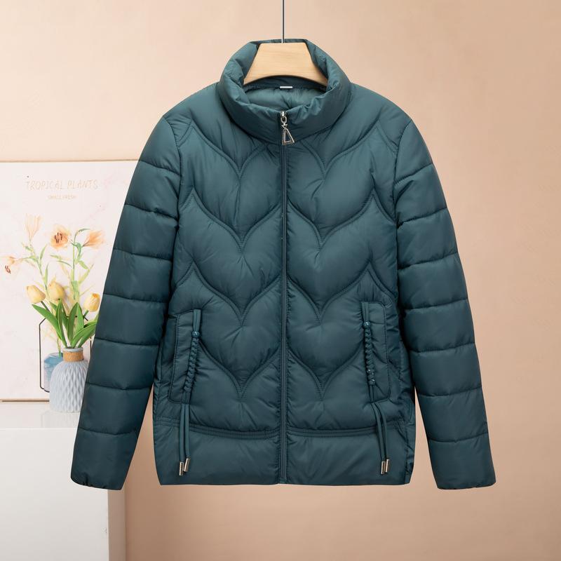 Women's Cotton Coat Parker Winter Jacket  New Short Stand Collar Keep Warm Fashion Outerwear Top
