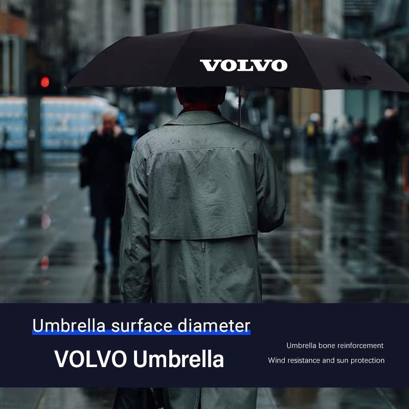 Car Rain Umbrella Foldable Sun Umbrella For Volvo Xc60 Xc90 V40 V60 S60 XC40 V50 V90 S80 C40 V70 XC70 C30 EX90 C70 Rdesign FK4