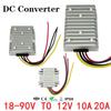 Convertisseur DC DC 24V 36V 48V 60V 72V 18-90V vers 12V 10A 20A Régulateur de Tension Abaisseur Transformateur Alimentation pour Bus Camion Voiture