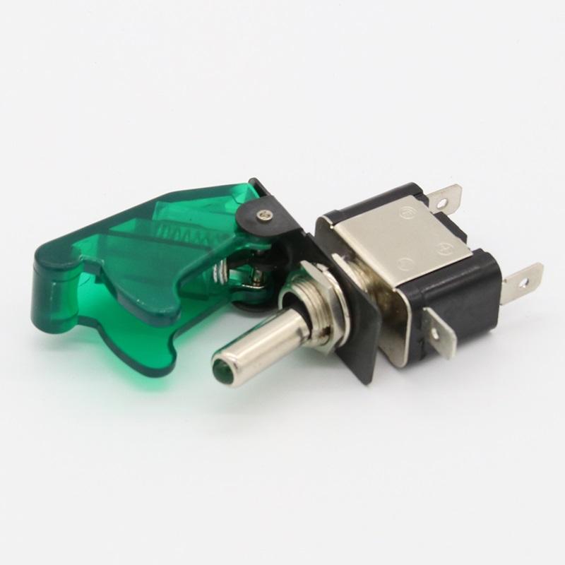 High Quality 4pcs Red 12V 20A Racing Car Truck Boat Cover LED Push Button Rocker Toggle Switch Control