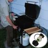 Weather Resistant Brass Connector Propane Adapter with Gauge Outdoor Propane Level Meter BBQ Grilling Accessories