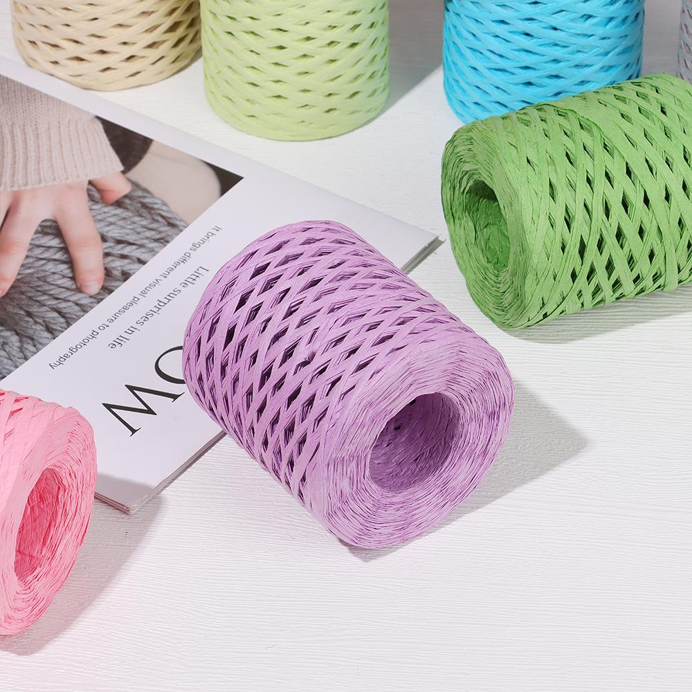200m Used For Weaving Hats Lafite Braided Rope Packaging Tape Decorative Rope Manual
