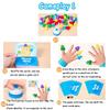 Children Finger Cap Colors Matching Montessori Games Left and Right Hand Cognitive Thinking Training Sensory Educational Toys