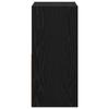 Nightstand Black Oak Effect 30.5 x 27 x 59.5 cm