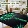 Crystal Velvet Square Rug Custom NameWerder Bremen FC Pattern Non Slip Home Floor Decor Rug