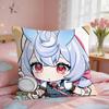 Sigewinne Cute Genshin Impact Cushion Cover Square Short Plush Pillow Case Living Room Sofa Home Decor Funda X