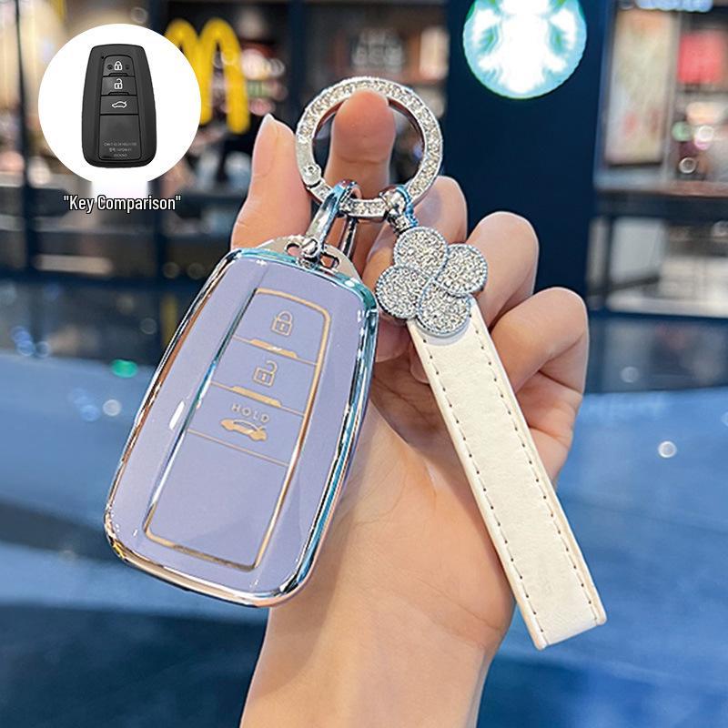 Women’s Key Covers for Toyota: Corolla, Camry, Levin, Avalon, Highlander, RAV4, and CHR.