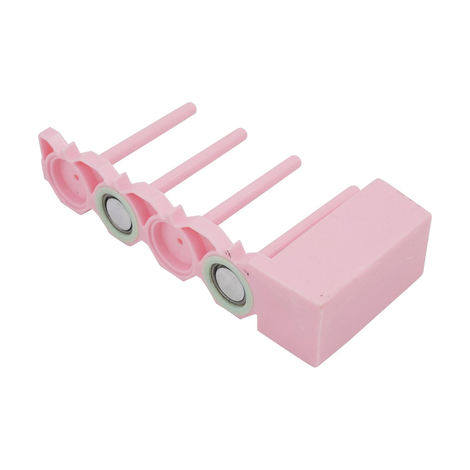 Plastic Sewing Machine Bobbin Holder Magnetic Thread Bobbin Organiser Thread Spool Storage Stand for Tailoring Quilting розовый