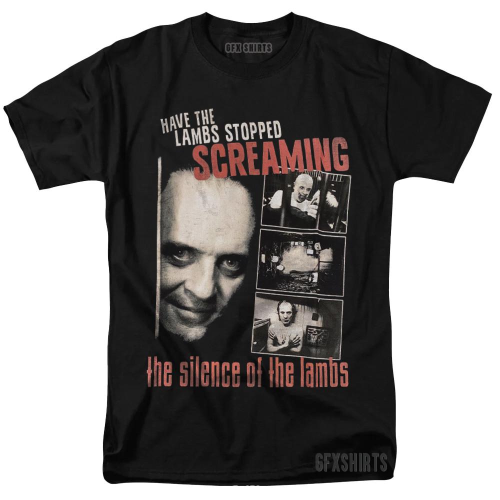 Silence of The Lambs Hannibal Lecter Horror Movie Vintage Graphic design T-Shirt