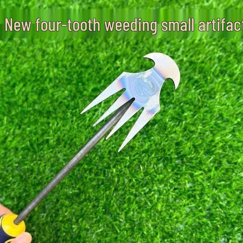 Fumaide Stainless Steel Hand Weeding Rake