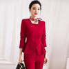 Women's Professional Red Suit Set