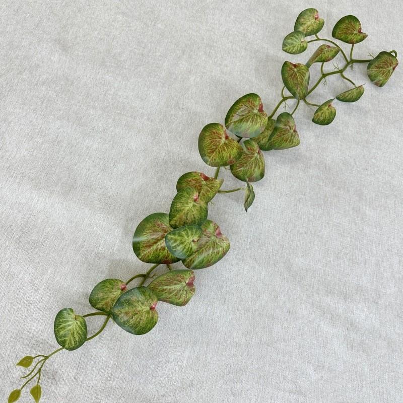 Artificial Green Plant Wall Decor With Silk Screen Printing For Home And Photography Use