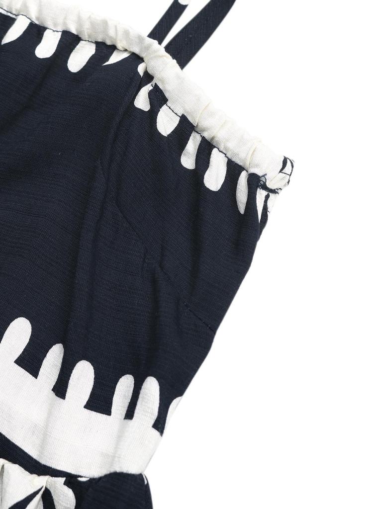 2026 Ethnic Resort Style Spaghetti Strap Dress - European & American Ruched Bandeau Mini Skirt