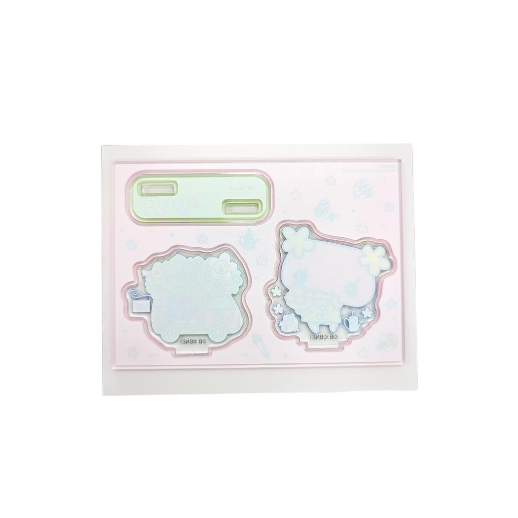 Marimo Craft Tamagotchi Petit Petit Omisecchi Series Layer Acrylic Stand Flowertchi W115×H82mm/Base W55.3×H19.1mm MTMG-007