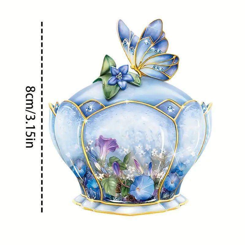 

Синий Акриловый Очаровательный Аксессуар для Автомобиля Бабочка для Привлекательного Дизайна Интерьера