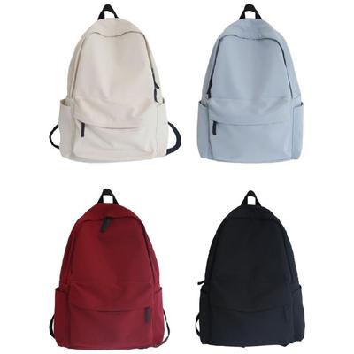 Stylish Casual Daypack for Women and Men Practical School Bag Nylon Fabric Book Bag for Travel School  and Shopping