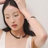Tout mini black bean bracelet